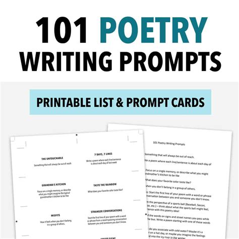 Image result for Poetry Prompts