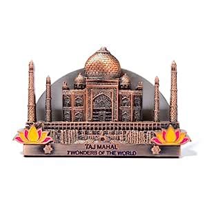 Skywalk India Souvenir Metal Taj Mahal Card Holder : Amazon.in: Home ...