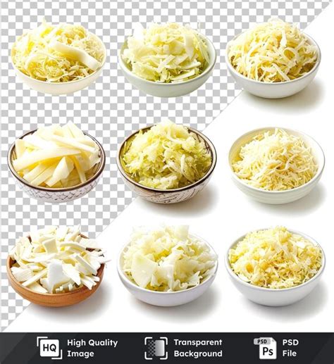 Psd picture set of sauerkraut isolated on transparent background ...