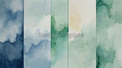 Green And Blue Abstract Watercolor Background Image | Images