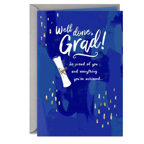 Hallmark Graduation Card (Proud of Everything You've Achieved ...