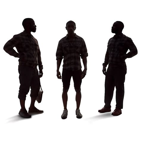 Black Person Silhouette Png 05252024 PNG Image