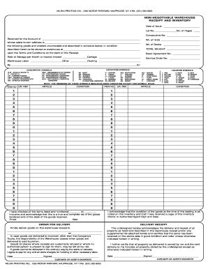 330-2 Warehouse Receipt - Milburn Printing - Fill and Sign Printable ...