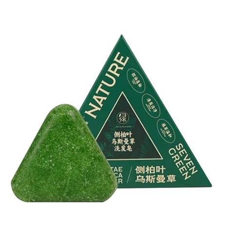 Buy Nature Triangle Shampoo Bar, Nature Seven Green Soap Shampoo ...