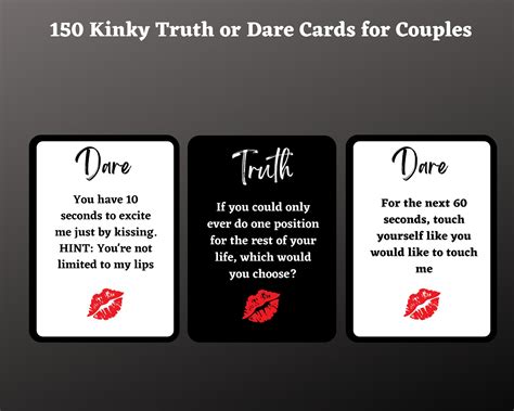 250 Adult Truth or Dare Game Card Bundle - Kinky Couples Game and Dirty ...