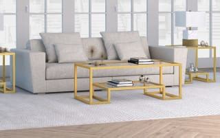Hurley Gold Coffee Table | Bob's Discount Furniture & Mattress Store