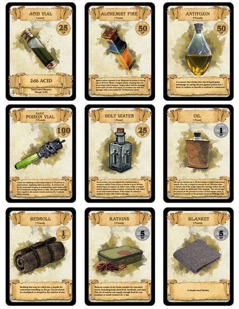 DM Paul Weber — OVER 300 DOWNLOADABLE & PRINTABLE D&D CARDS! I ...