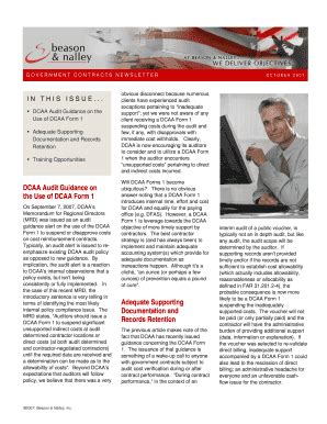 Dcaa Form 1 - Fill and Sign Printable Template Online