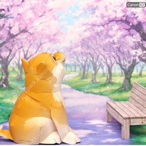 Jual DIORAMA CHERRY BLOSSOM PAPERCRAFT MINIATUR - SHIBA INU - Jakarta ...