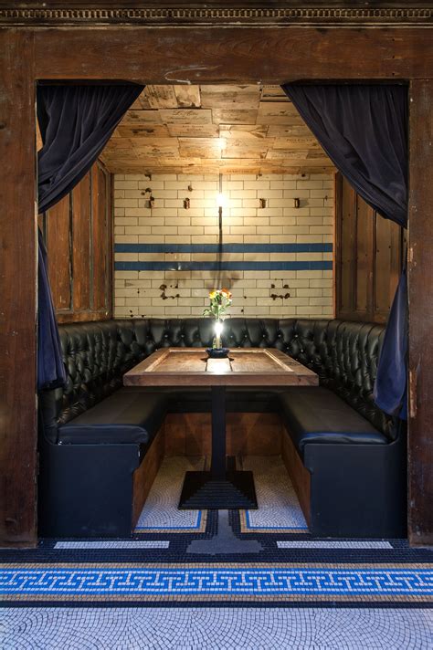 private booth … | Restaurant booth seating, Restaurant seating ...