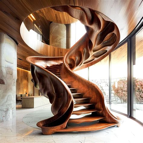 Twists of Timber: Exploring the Allure of Wooden Spiral Staircases ...