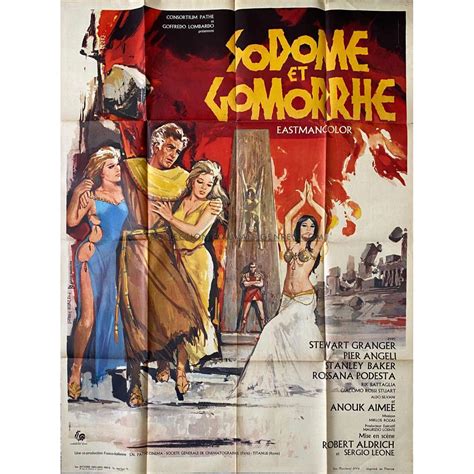 SODOM AND GOMORRAH French Movie Poster - 47x63 in. - 1962