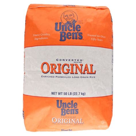 Uncle Ben's, Converted Rice, 50 lb. (1 Count) - RocketDSD