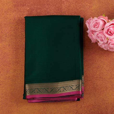 Buy Pure Mysore Silk Saree Online - Antique Zari & Crepe Silk ...