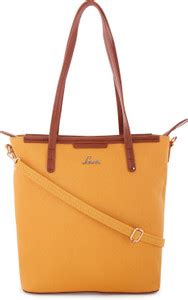 Buy LAVIE Women Yellow Tote Yellow Online @ Best Price in India ...