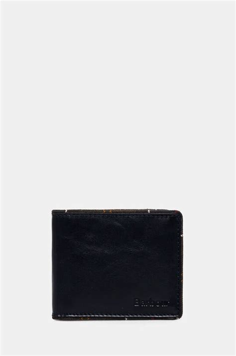 Barbour portfel męski kolor granatowy MLG0069 | Answear.com