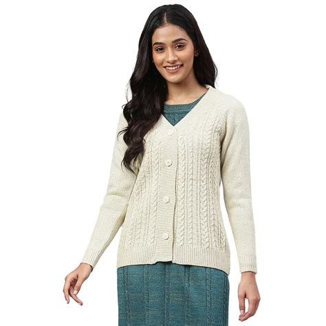 Buy Aurelia Women's Covert Coat (22NOA40074-603103_White at Amazon.in