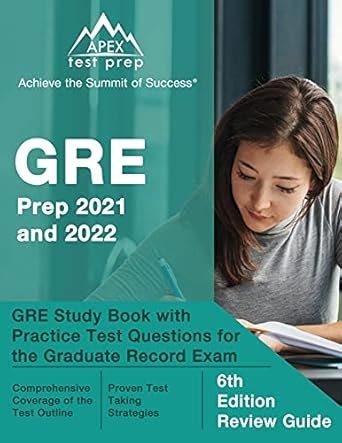 Buy GRE Prep 2021 and 2022: GRE Study Book with Practice Test Questions ...