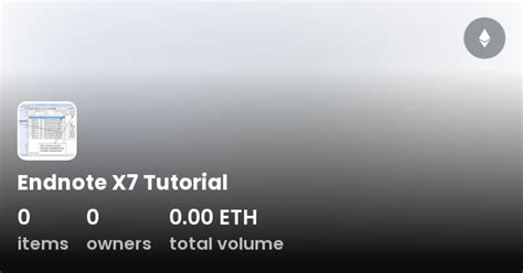 EndNote Tutorial X7 的图像结果