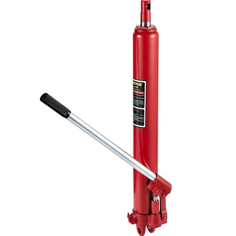 VEVOR Hydraulic Long Ram Jack, 8 Tons/17363 lbs Capacity, with Single Piston Pump and Clevis ...