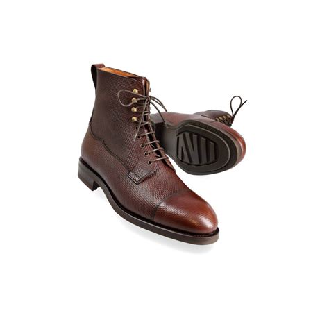 Russian Calf Burgundy Work Boots