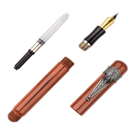 Laban Ebonite Fountain Pen - Orange CT – Makoba