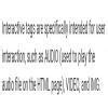 which is an interactive tag in html - Brainly.in
