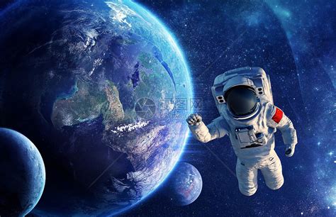 宇航员星空背景图片素材-正版创意图片400109329-摄图网