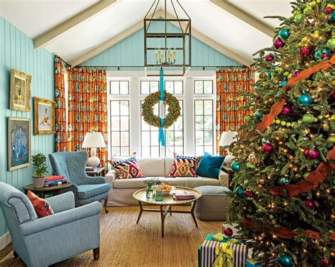 xmas tree in living room