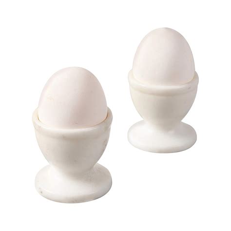Buy NikkisPride Marble White Handmade Egg Cups Egg Keeper Egg Holder ...