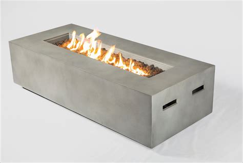 Latitude Run® Concrete Propane Outdoor Fire Pit Table | Wayfair