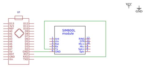 Image result for Sim868 Module PCB to Arduino Nano