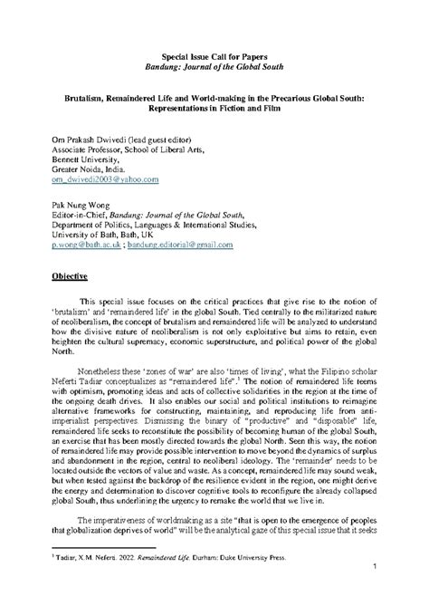 37598 BJGS cfp 2024 - More details in the pdf - Special Issue Call for ...