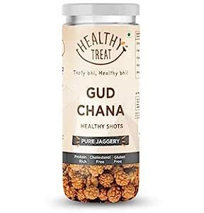 Healthy Treat Gur Chana 100 gm | Jaggery Coated Chana | Gud Chana ...
