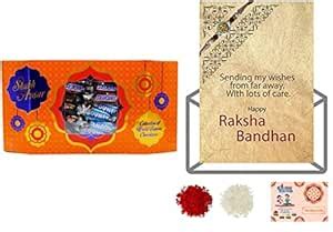 Vending India X Shubh Avsar Premium Chocolates Gift Pack, 148g - Rakhi ...