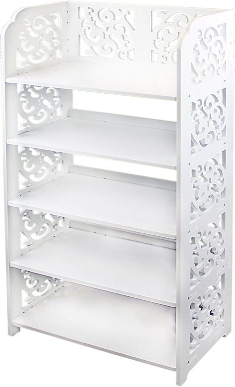 Buy Jerry & Maggie - 5 tier WPC Shoe Rack Shoe Storage Stackable ...