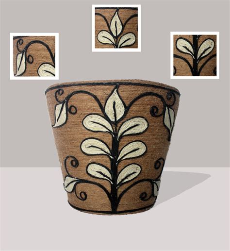 Jute Indoor Plant Container Big (JCIHUIPB001) – The Jute Corporation of ...