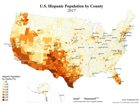 Understanding Hispanic Americans: Demographics and Distribution - Vivid Maps