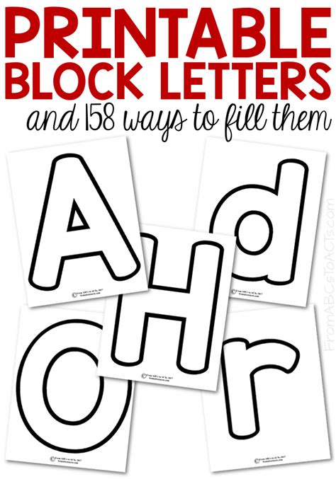 Image result for ABCD Block Letters