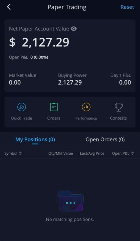 Webull Paper Trading Tutorial 的图像结果