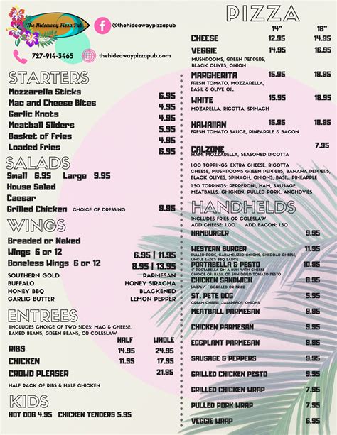 The Hideaway Pizza Pub St Petersburg FL Review August 2018