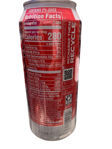 Rockstar Whipped Strawberry Energy Drink 475ML - U.S Edition