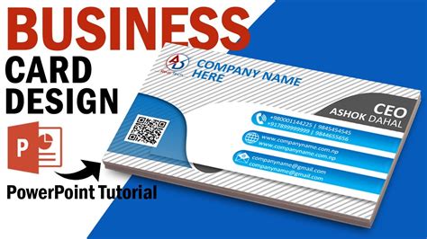 Business Card Template MS PowerPoint 的图像结果