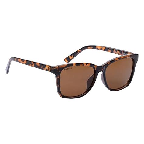 Buy Fastrack UV Protected Rectangular Sunglasses (P474BR2V|56|Brown) at ...