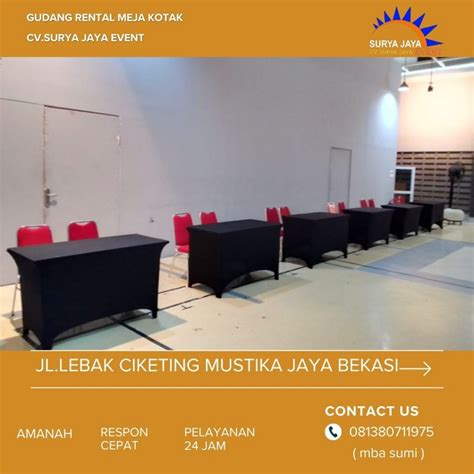 Harga Sewa Meja Kotak Terbaru 2024 Jakarta