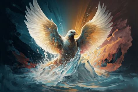 Holy Spirit Dove And Bible