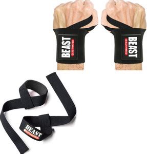 EasyHealth Deadlift Straps Gym Wrist Band For Gym WeightLifting Straps ...