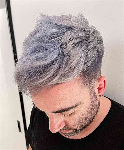 Silver Hair Dye Men
