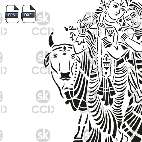 Buy Radha Krishna | Indian God | Radha Krishna Wall Decor | Laser ...