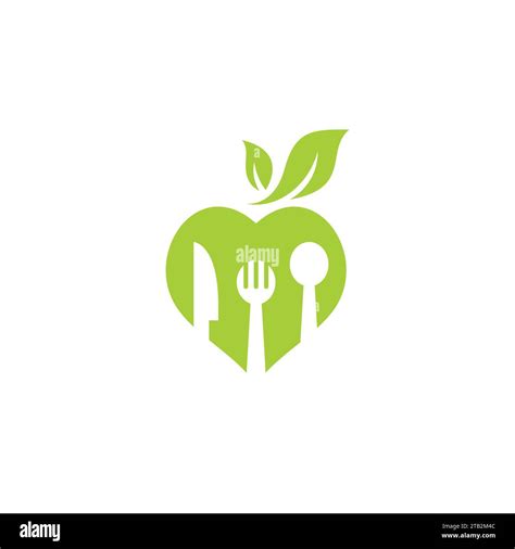 Love Organic Food Logo. Organic Product Icon Stock Vector Image & Art ...